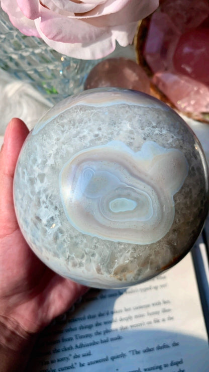 Agate Amethyst Sphere