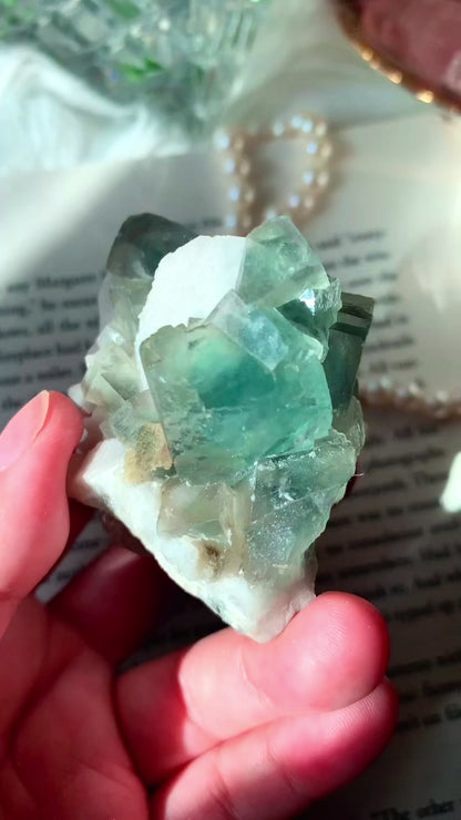 Candle Quartz Fluorite